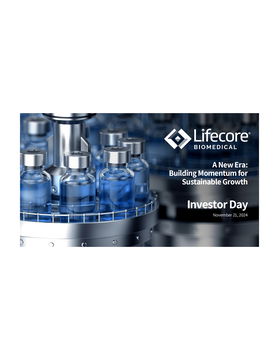Lifecore’s Investor Day Presentation