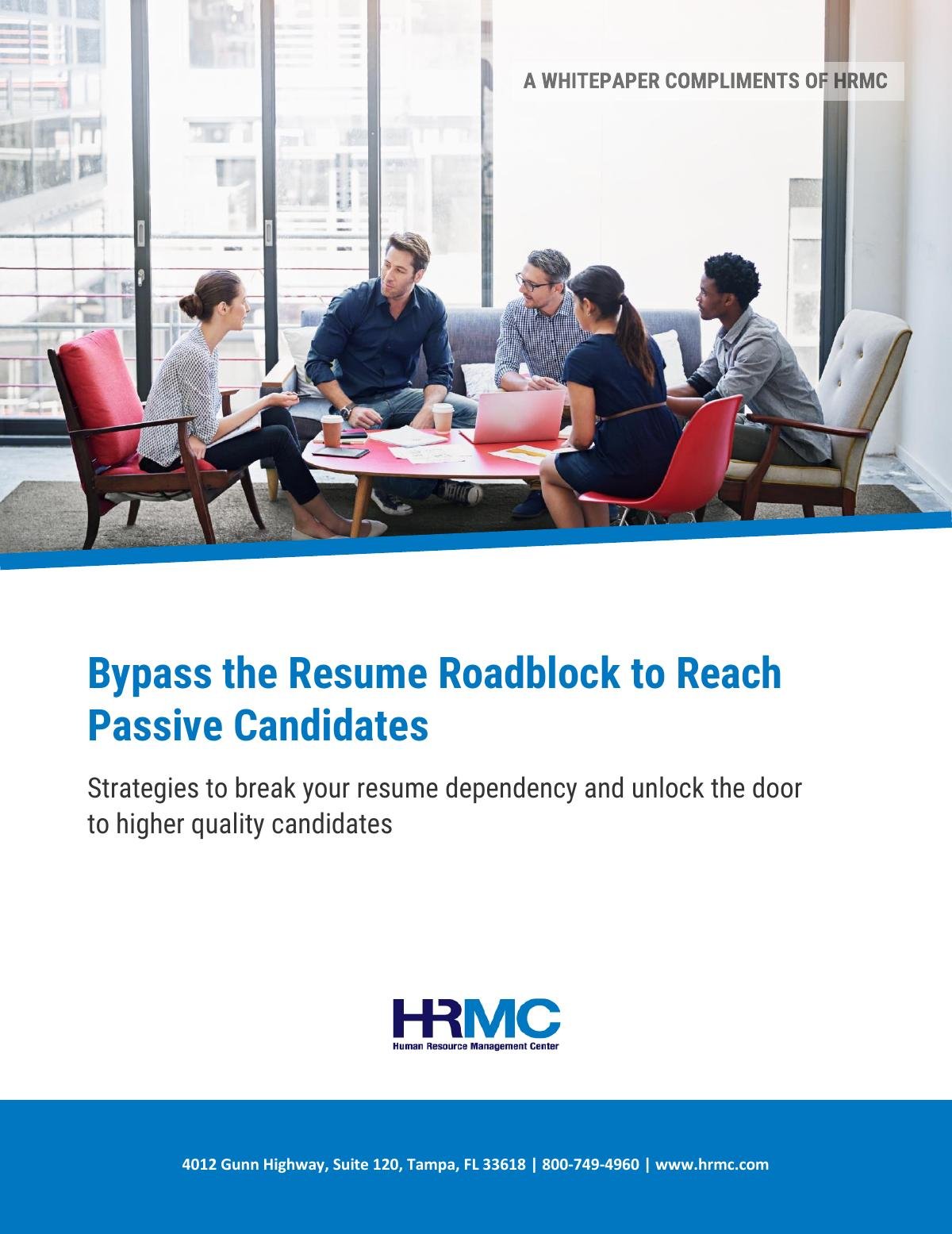 Bypass the Resume Roadblock to Reach Passive Candidates