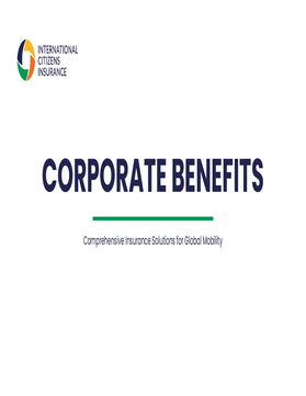 ICI Corporate Benefits Overview