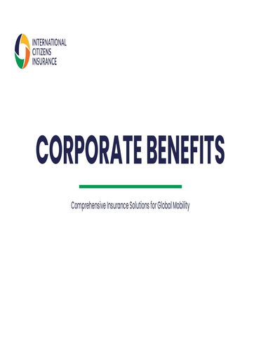 ICI Corporate Benefits Overview