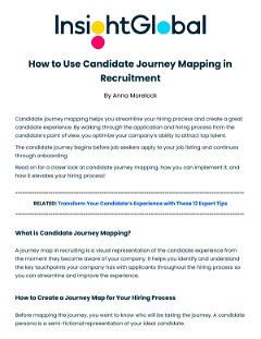 How to Use Candidate Journey Mapping in Recruitment