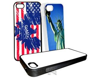 Rubber American-Made iPhone 5 Sublimation Case w/ Premium Metal Insert