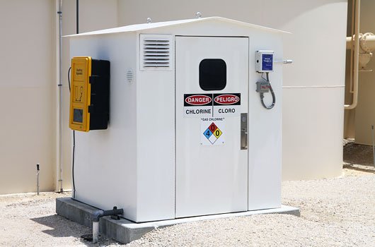 Fiberglass Storage Enclosure
