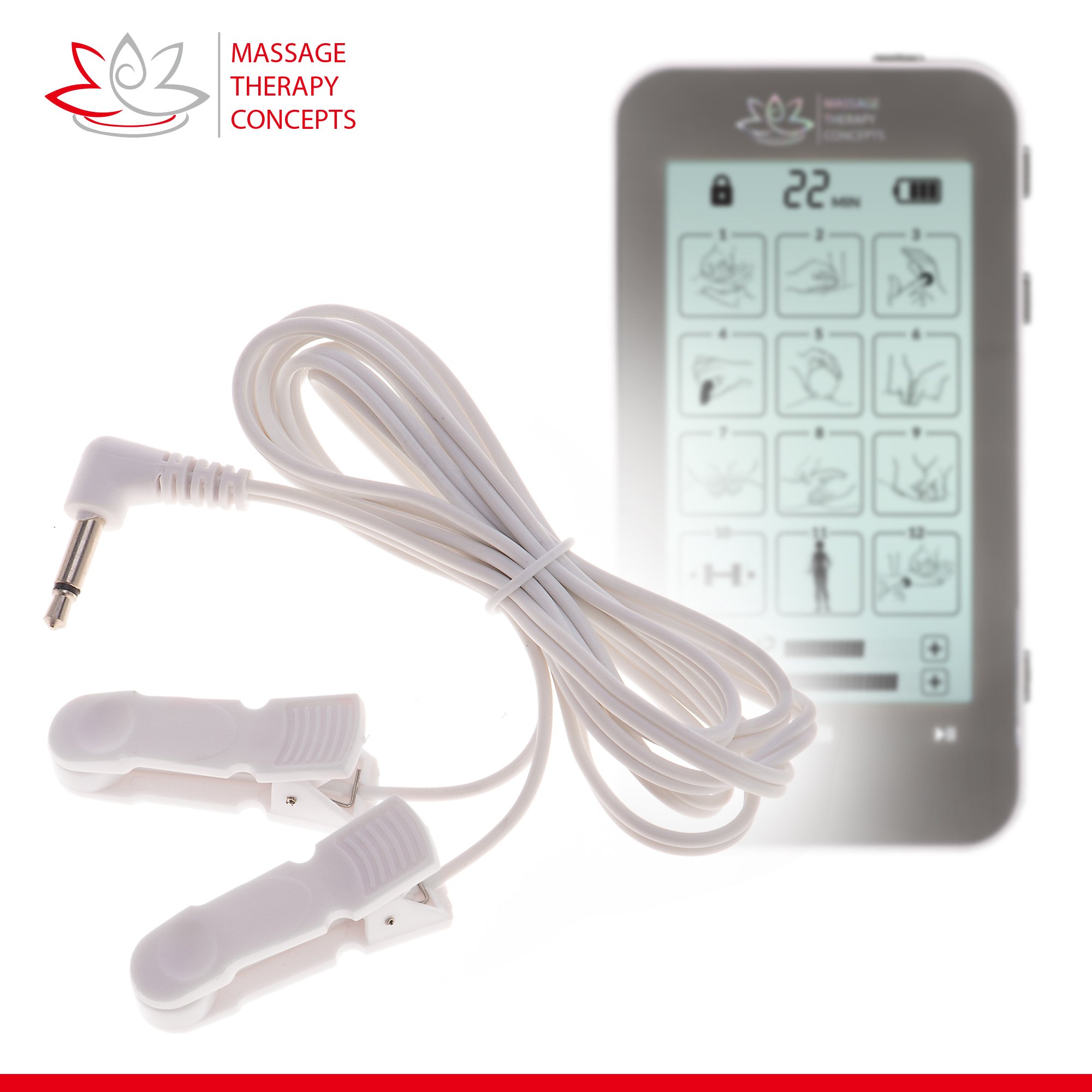 Ear Clip Stimulator for Tens and EMS Units 3.5mm (headphone size) Plug