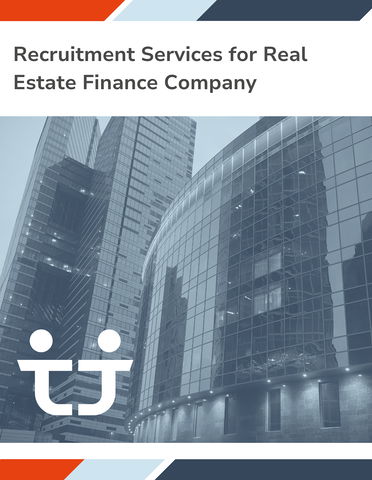 Recruitment Services for Real Estate Finance Company