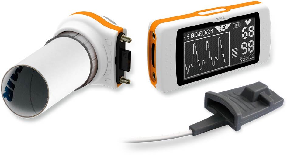 Touchscreen Spirometer and 3D® Oximeter