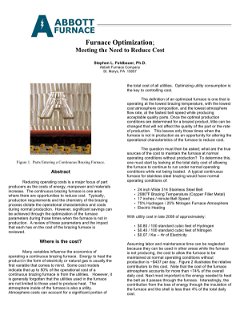 Furnace Optimization;