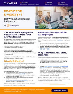 Ready for E-Verify+? Not Without a Compliant I-9 System