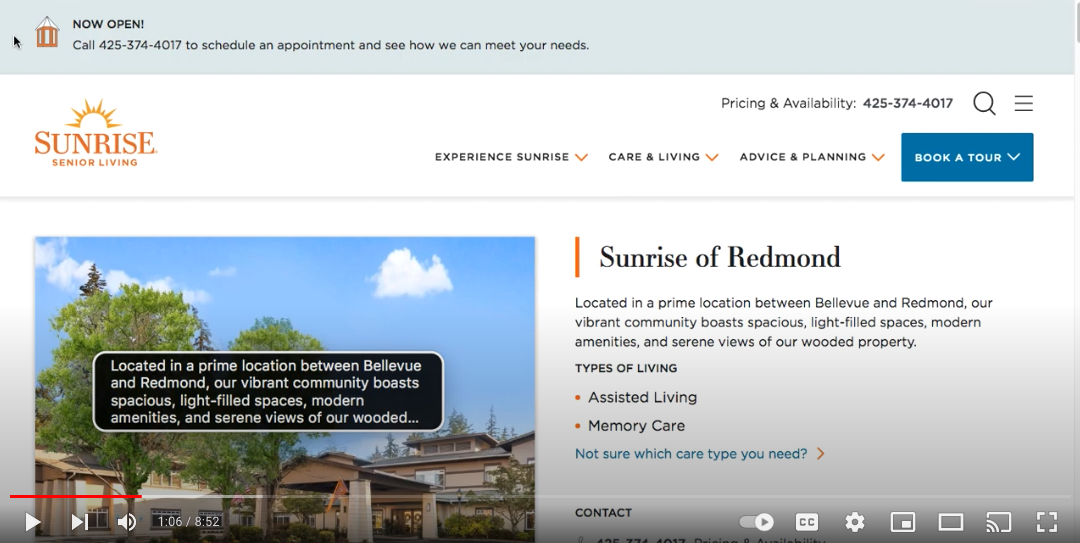 20th Century Web Accessibility VS 21st Century Digital Inclusion For Sunrise Senior Living Redmond