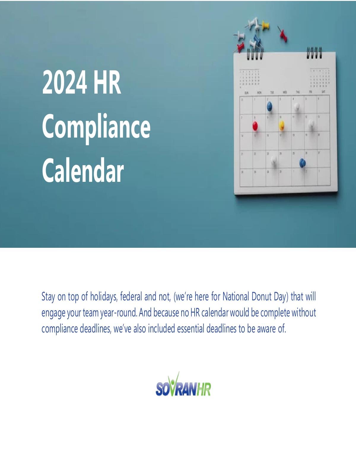 2024 HR Calendar