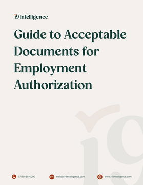 Guide to Acceptable Documents for Employment Authorization