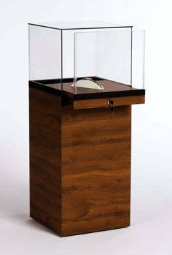 GL137 Pedestal Showcase with Glass Top