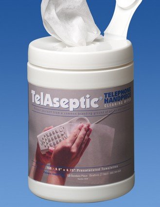 TelAseptic Telephone Cleaning Wipes