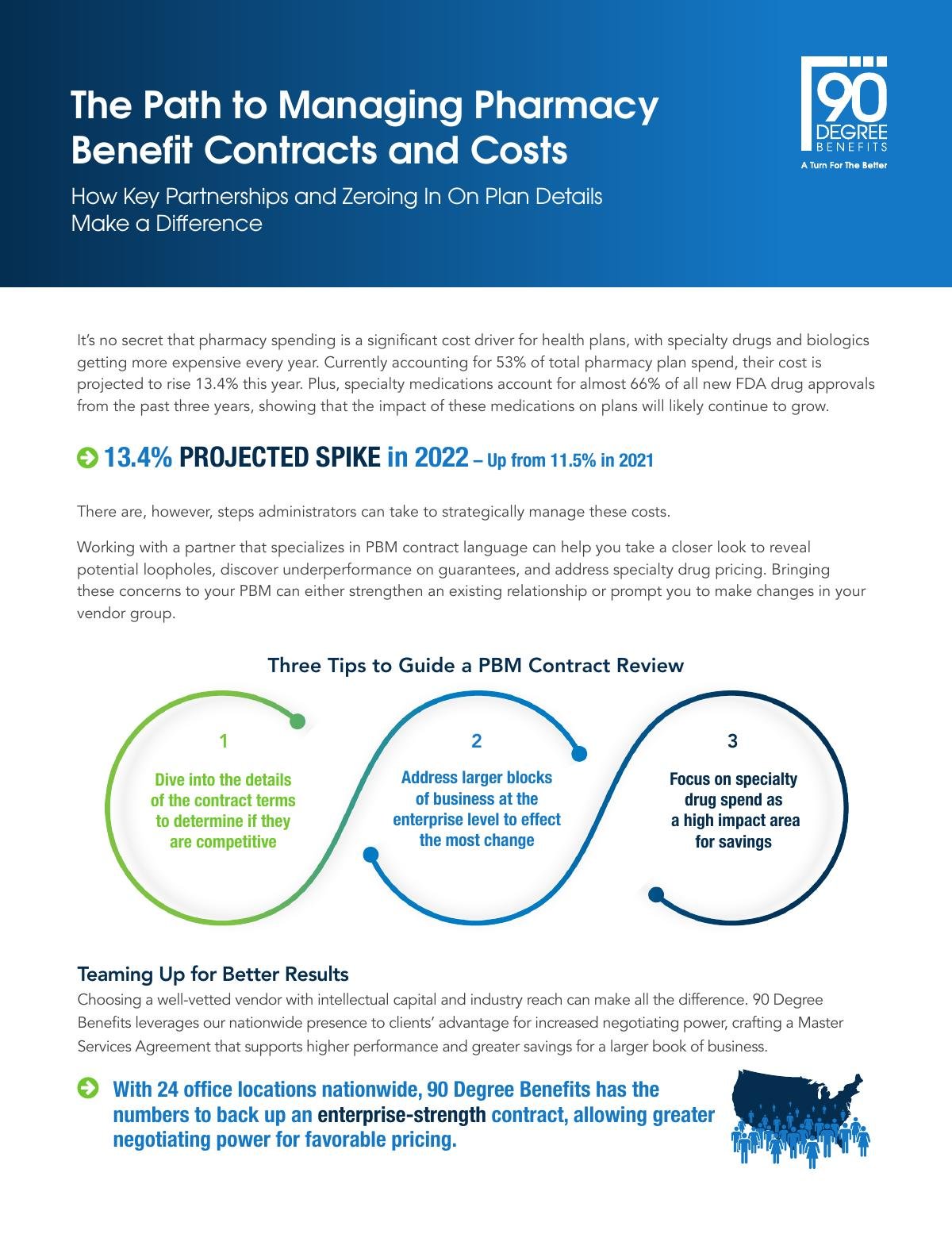 The Path to Managing Pharmacy Benefit Contracts and Costs