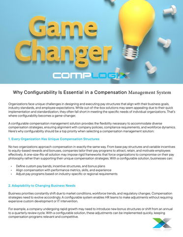 Why Configurability Is Essential in a Compensation Management System