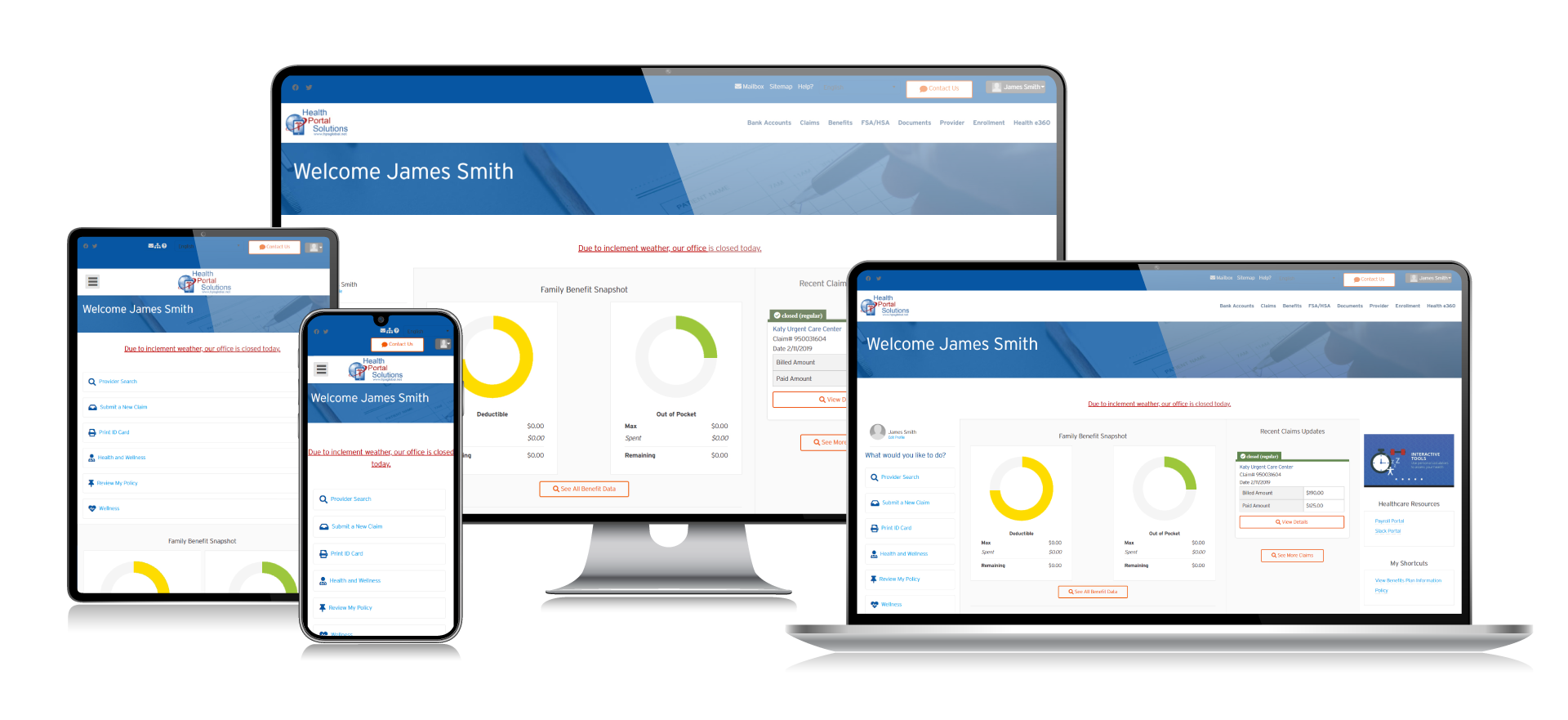Healthcare Payer Portals