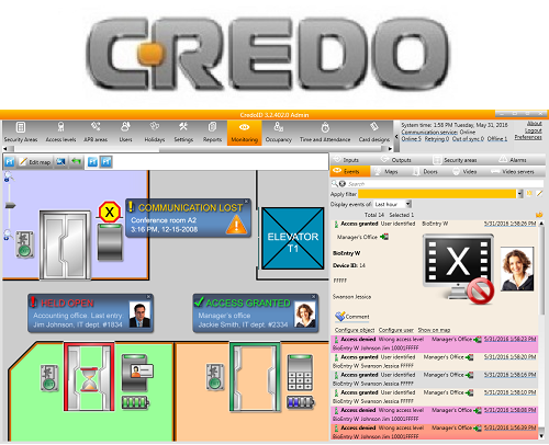 CredoID Access Control & Attendance Software