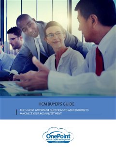 HCM Buyers Guide - The 5 most important questions to ask your vendor to maximize your HCM invest