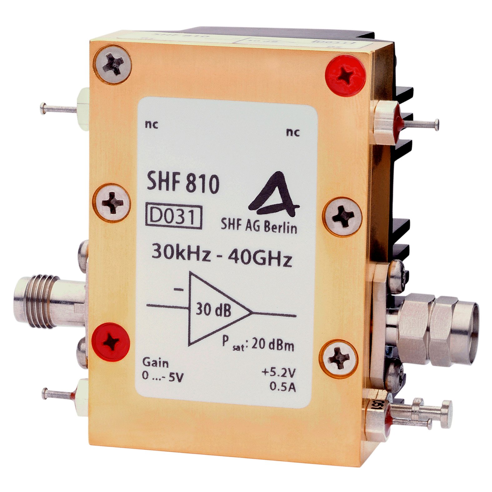 SHF Ultra Broadband Amplifiers