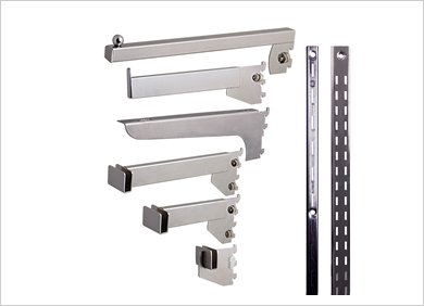                         Slotted Wall Standards & Accessories