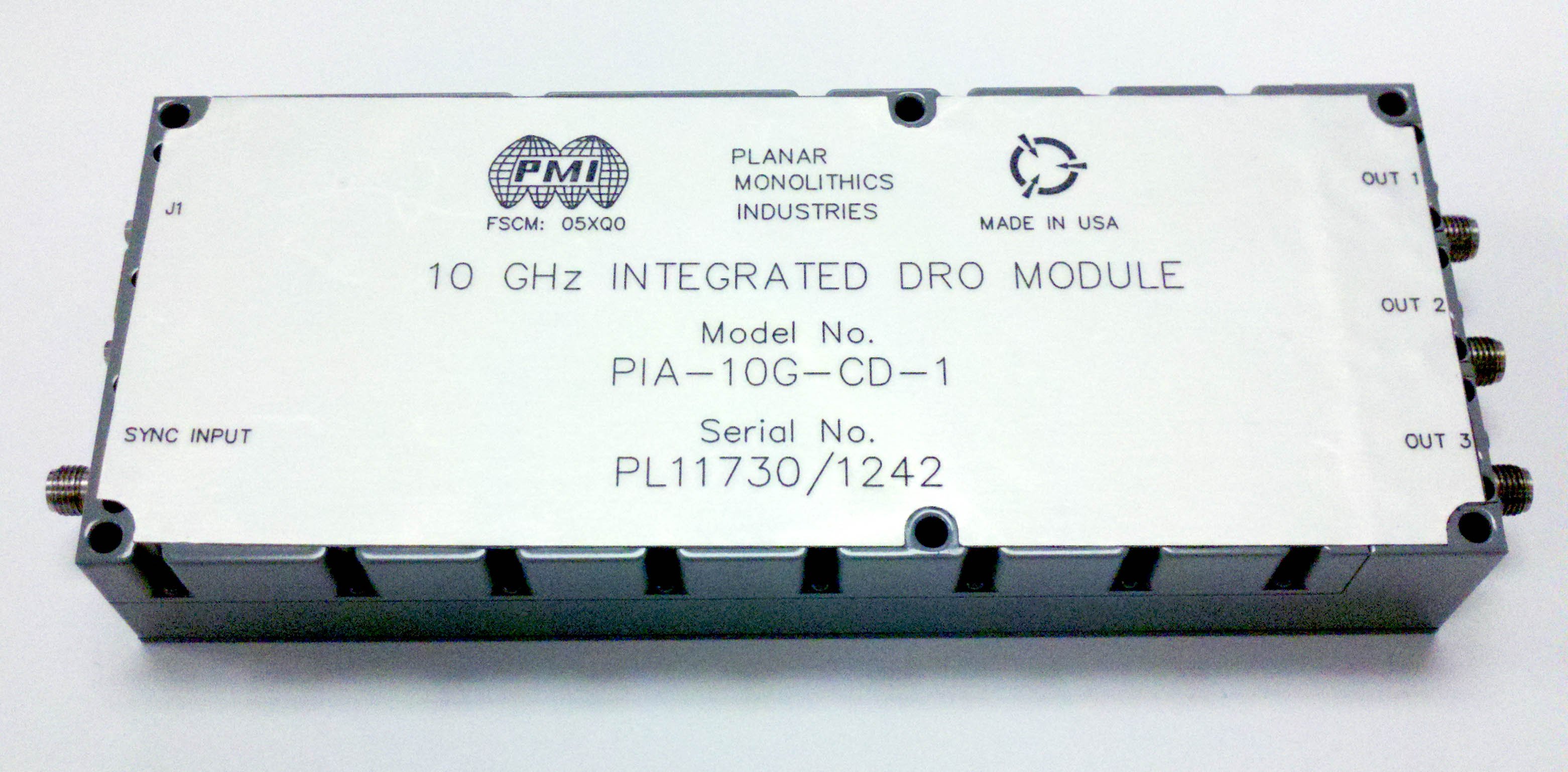 PIA-10G-CD-1 Integrated Dielectric Resonator (DRO)