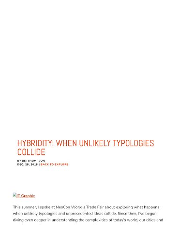 Hybridity: When Unlikely Typologies Collide