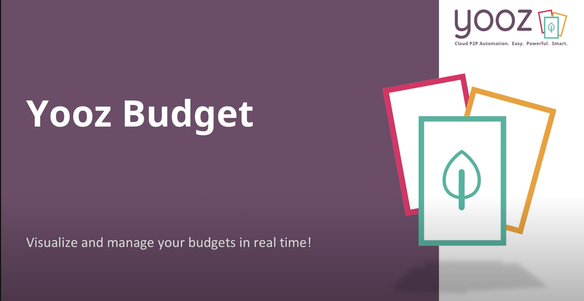 Manage your budgets in Yooz Rising