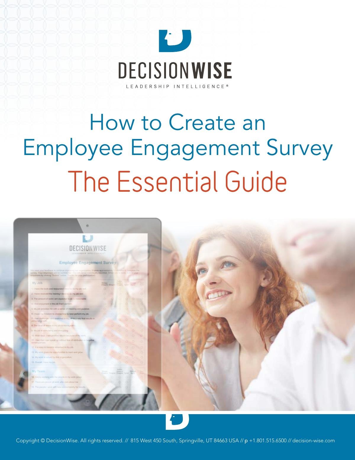How to Create an Employee Engagement Survey - The Essential Guide