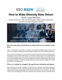 How to Make Diversity Data-Driven