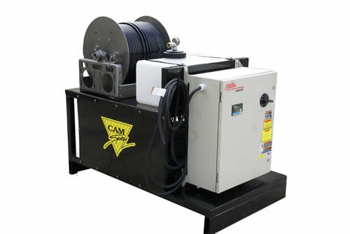 Skid Mounted Electric Powered Sewer and Drain Jetter