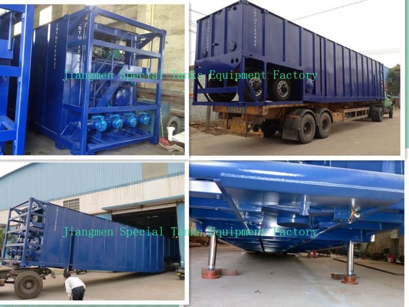 Hydraulic Lifting Mobile Frac Tank--China frac tank manufacturer