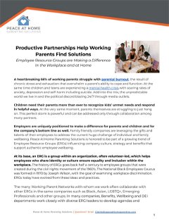 ERGs Help Working Parents