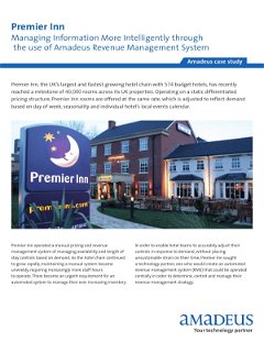 Amadeus Revenue Management System- Premier Inn Case Study