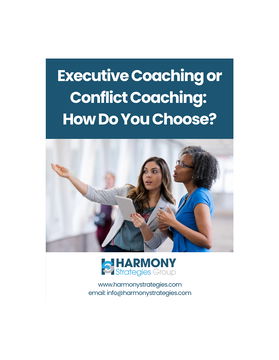 Executive Coaching or Conflict Coaching: How Do You Choose?
