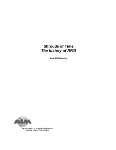 Shrouds of Time: The History of RFID