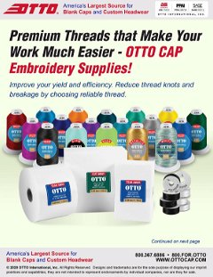 Premium Threads that Make Your Work Much Easier - OTTO CAP Embroidery Supplies!