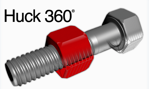 Huck 360® Engineered Nut-and-Bolt Vibration-Resistant Fastening System