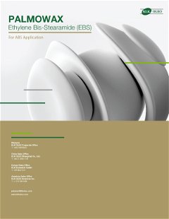 Ethylene Bis Stearamide: PALMOWAX EBS for ABS Application - Plant-Based PALMOWAX, Naturally Better Solutions