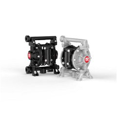 UP03 3/8" Pneumatic Double Diaphragm Pump  Non Metallic