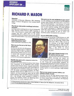 Richard Mason Personal Background