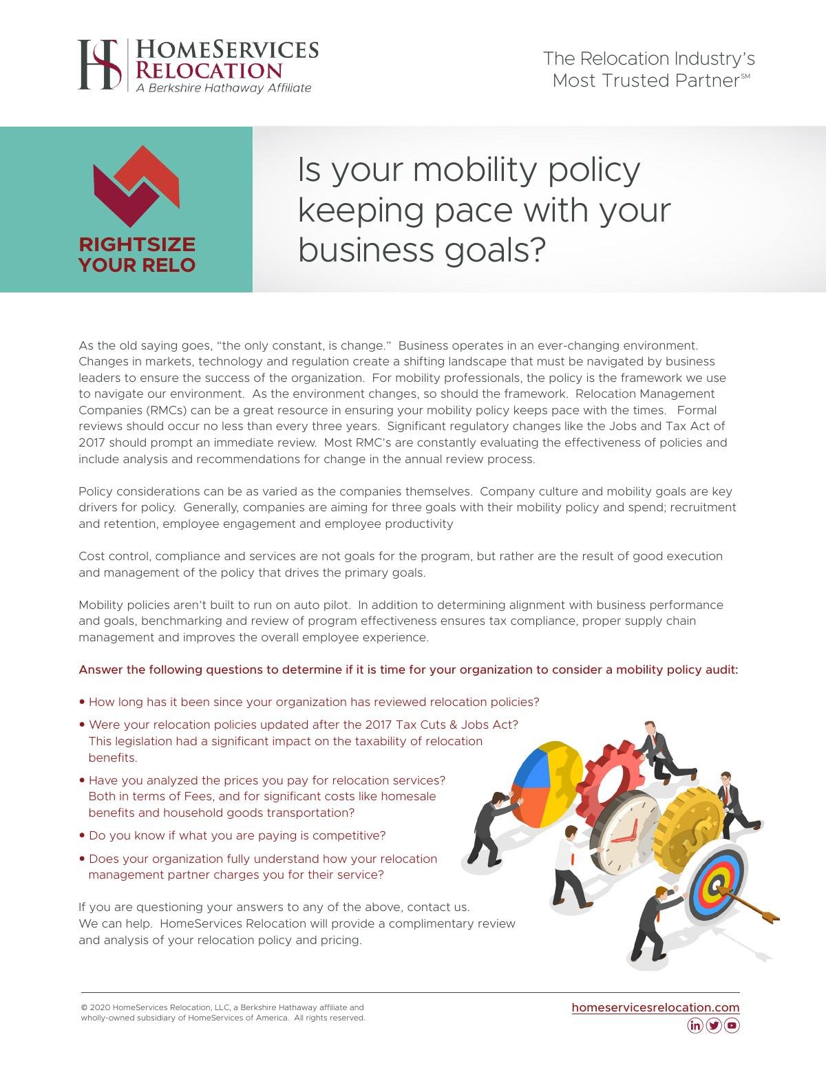 Is your mobility policy keeping pace with your business goals?