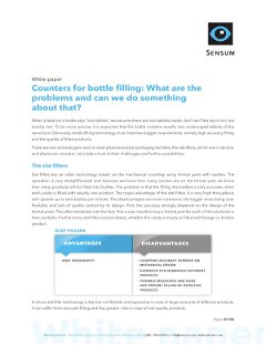Counters for bottle filling: What are the problems and can we do something about that?