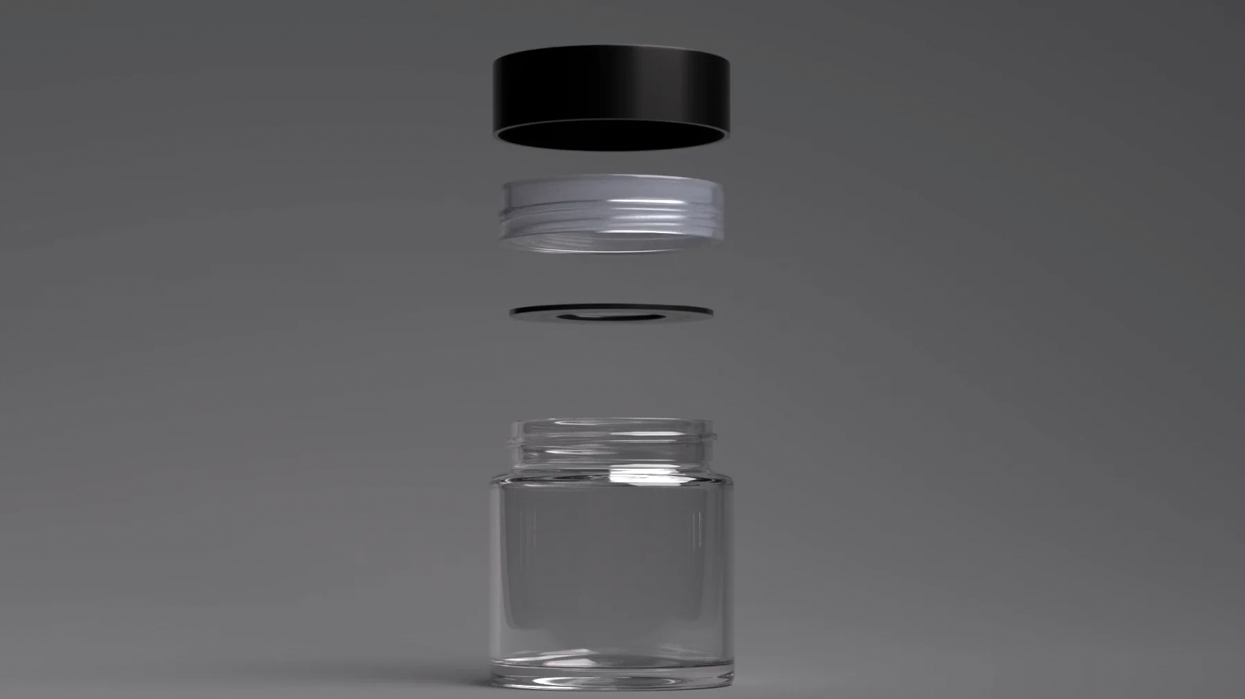 CR Jars with Airtight Silicone Ring Technology