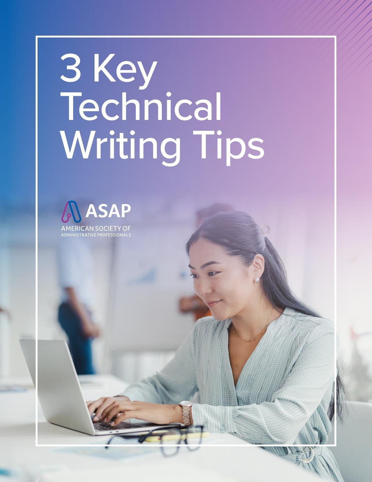3 Key Technical Writing Tips