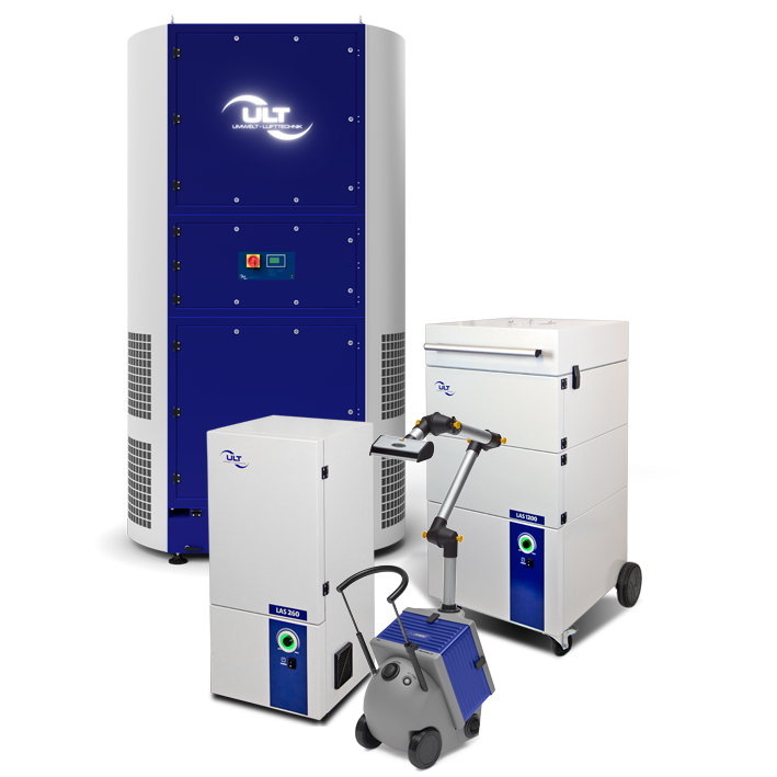 Fume extraction and air cleaning systems