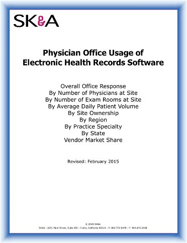 Physician Office Usage of Electronic Health Records Software