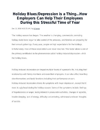How Employers Can Help Their Employees During this Stressful Time of Year