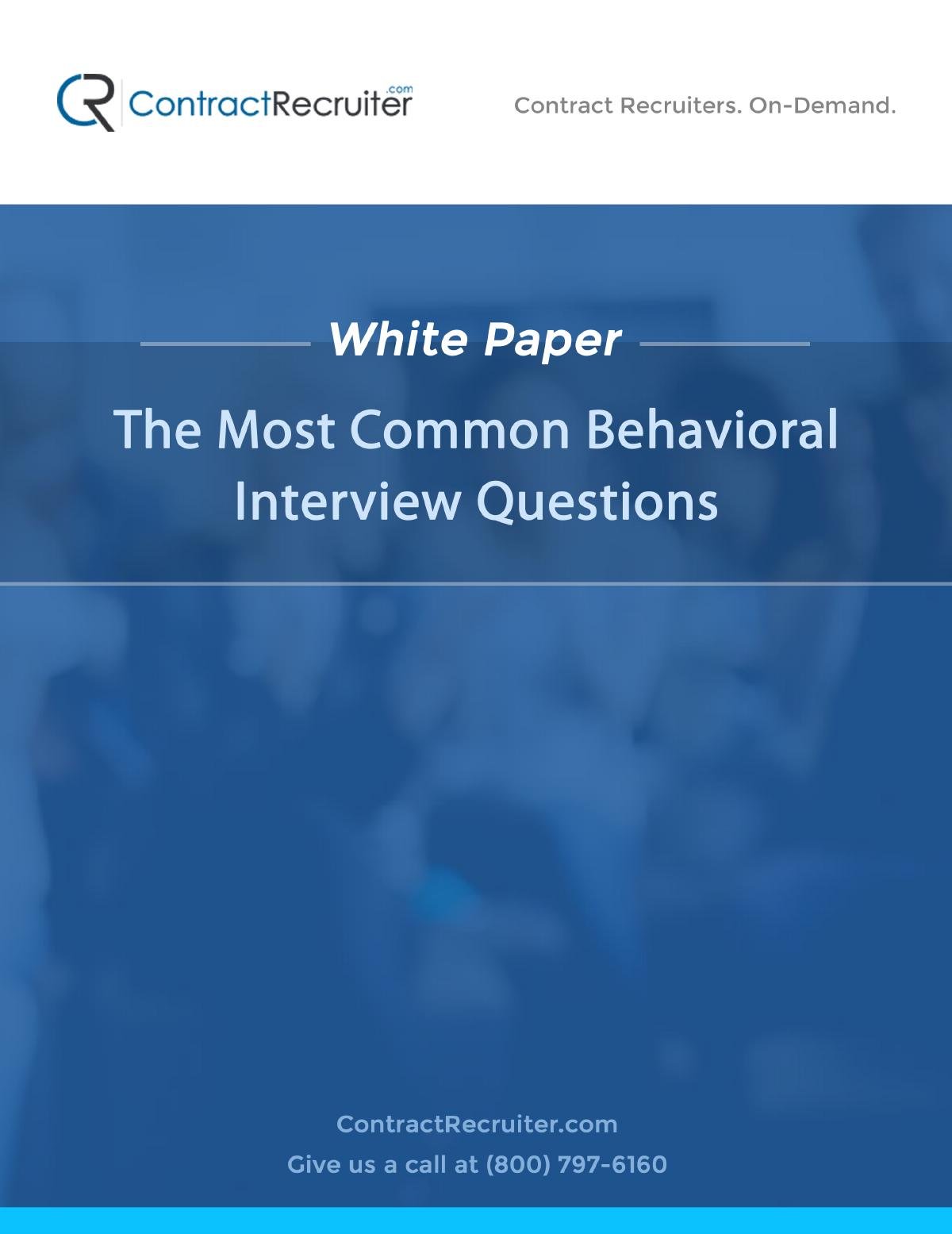 Top 100 Behavioral Interview Questions
