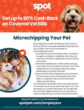 Pet Parent Tip for your Employees: Microchipping 