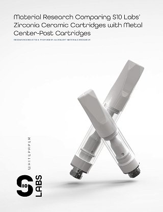Material Research Comparing S10 Labs' Zirconia Ceramic Cartridges with Metal Center-Post Cartridges